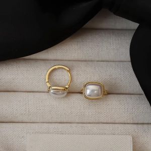 Colorful Pearl Earrings Womens Fashionable Versatile Elegant Simple Design Sensation Small Audience New Hot Sale Luxury Jewelry