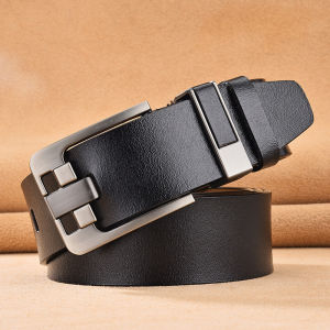 Belt Male Fashion Mens Luxury Designer Cowskin Belts for Jeans Genuine Leather Strap Pin Buckle Plus Size 140 150 160 170cm