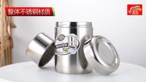 Bekas Makanan Penebat Haba Keluli Tahan Karat/Stainless Steel Thermal Food Jar with Double-Layer Insulation