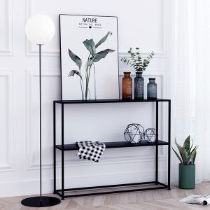 Sofa Rear Storage Rack Multilayer Simplicity Desktop Bookshelf Shelf Storage Rack Iron Customization Living Room Floor Console