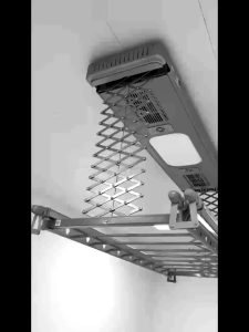 SG In Stock-Aluminum Electric Clothes Rack Automated Smart Laundry Rack laundry System Drying Rack