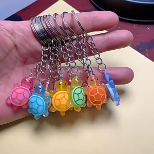 Adorable Turtles Keychain Charm Modern Turtles Keyring Perfect Decoration Keychain Birthday Small Gift