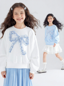 MUCMUKN | Moisture Wicking Breathable Original Yarn Cotton Girls Sweatshirt