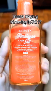 BUY1TAKE2 BONITA Body Oil Set Sunflower Collagen Firming + Himalayan Pink Salt SPF30 Moisturizing