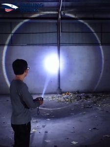 Smiling Shark SD7168 LED Flashlight Super Bright M60 7Mode Type-c Rechargeable Torch Light With COB Side Light Waterproof Outdoor Working Camping Lighting