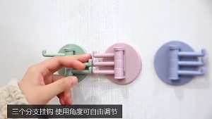 Móc Treo Đồ 3 Nhánh Siêu Dính Siêu Bền Đa Năng Tiện Lợi Cho Nhà Bếp Nhà Tắm - Có Sẵn Miếng Dán