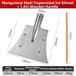 WEIKAMAYI | Snow and Ice Removal Shovel
