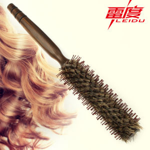 Professional Hairdressing Comb for Men And Women Home Use Curling Comb Wooden Handle Inner Click Professional Styling Comb