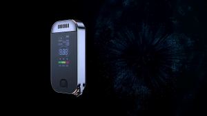 kebidumei | Máy Kiểm Tra Nồng Độ Cồn Không Tiếp Xúc Sạc USB Màn Hình Kỹ Thuật Số LED Máy Đo Nồng Độ Cồn Cầm Tay Cho Phụ Kiện An Toàn Ô Tô