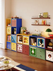 MEISD | Dopamine Mid Century Modern Freely Assembled Bookcase Shelf