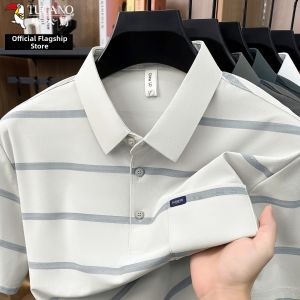 TUCANO | Mens Polo Shirt Lightweight Breathable Stripe