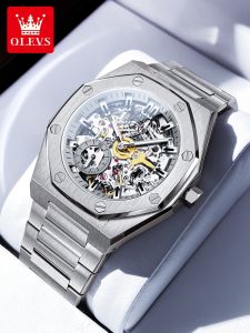 OLEVS | Đồng Hồ Nam Tự Động Chống Nước Khung Xương
