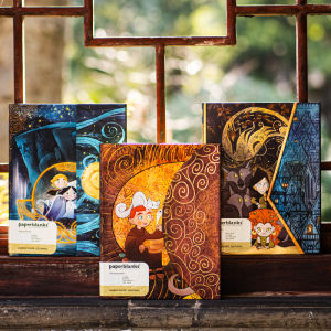 Paperblanks 2025 New Year Notebook Trilogy Series Journal Hard Cover Magnetic Buckle Acid-Free Paper B5 Size Creative Gift