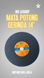 Batu Gerinda Potong WD 14 Inch Pisau Cutt Off WD 14 Inch / Batu Gerinda Potong WD 14" / Pisau potong gerinda WD 14 Inch