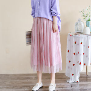 Váy Midi Chữ a Cạp Cao Cổ Điển Mới Sang Trọng Bằng Vải Polyester Dài Thường Cho Dáng Người Quả Lê Và Quả Táo Mùa Thu