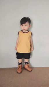 Singlet Anak Bahan Kaos Katun Combed 100% Usia 1-9 Tahun 4261