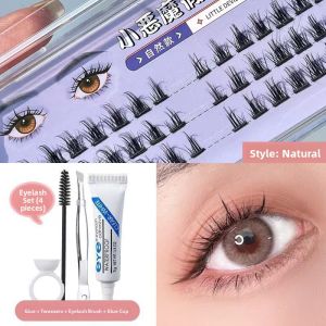 MONLEYTA | Natural Look Single Cluster False Eyelashes for Beginners