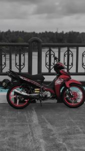 STRIPING STICKER LIS LES POLET yamaha jupiter z1 tahun 2023 2024 warna merah list body standar berkualitas termurah