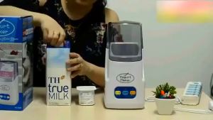 Máy làm sữa chua Yogurt Nhật Bản 3 nút tự động cao cấp-Máy làm sữa chua 3 nút Yogurt Nhật Bản dùng điện 220V