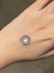 （6 Months）Colored Eyes with Power（1 Pair）鸢尾蓝紫美瞳半年抛爆款高颜值渐变彩色大直径隐形眼镜正品学生党 naturally Enlarge Your Eyes Hot Sale Big Eyes Special for Gray