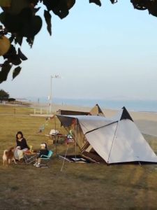 Vidalido Indian Pyramid Automatic Tent เต็นท์ทรงกระโจม TEEPEE AUTO รุ่นใหม่ล่าสุด - กางอัตโนมัติ, สินค้าพร้อมส่งจากไทย
