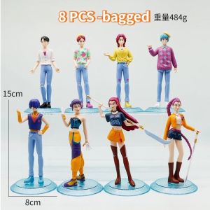 Bandai | Witch Hunt Team Rumi Mira Zoe Cute Beautiful Girl Action Figure Anime Character Model High Detail Desktop Ornament Toy Gift