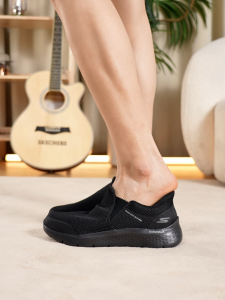 Skechers สเก็ตเชอร์ส รองเท้าผู้ชาย Men Slip-ins GOwalk Flex Ojai Walking Shoes - 216333-BBK Air-Cooled Memory Foam