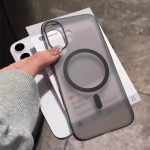 Ultra-thin Matte Magnetic Case For iPhone 16E 16 15 14 13 12 11 Pro XR X XS Max 8 7 Plus Translucent For Magsafe Hard PC Cover