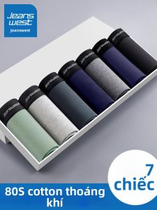 Jeanswest | Quần Lót Nam Cotton Dáng Boxers Co Giãn Thoáng Khí