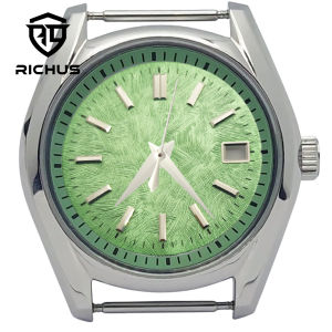 RICHUS 40mm Watch Case With Watch Dial Watch Hands Fit NH34 NH35 NH36 Movement Watch Accessories