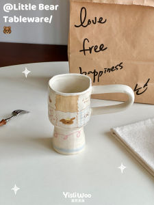 Bộ Đồ Ăn Bằng Gốm Sứ Thủ Công Hình Gấu Dễ Thương Bộ Đồ Ăn Sáng Tạo Cho Một Người Dùng Bộ Đồ Ăn Bằng Tay Có Giá Trị Thẩm Mỹ Cao