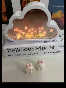 ดอกทิวลิป โคมไฟกลางคืน LED แฮนด์เมด โคมไฟ diy ของขวัญวันเกิด ของขวัญปีใหม่ โคมไฟดอกไม้ LED ตกแต่งห้องนอน