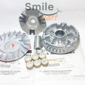 RUMAH ROLLER ASSY SET XEON RUMAH ROLLER TUTUP PLAT BOSH XEON SLIDER + KIPAS LAWAN FACE DRIVE 44D SET