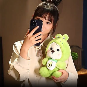 HFTOY Crossdressing Capibara Unicorn Panda Teddy Bear Doll Plush Toys Gift For Children