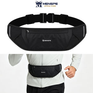 MENSPE Sports Waist Pack Bag Pouches Waist Belts Bag Adjustable Running Pouch Waterproof Money Phone Waist Fanny Pack Jogging Belt Fanny Pack With Reflective Strip for Workouts