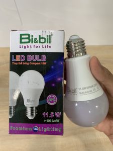 Bóng đèn Led Buld tròn E27 11.5W (công nghệ Nhật bản tiết kiệm điện kín chống nước)