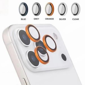 1-3Pcs 3D Metal Lens Protector Glass For 17 Pro 17Pro Max 17 Air Alloy Back Camera Ring Cover For IPhone16Pro 16ProMax Lens Case