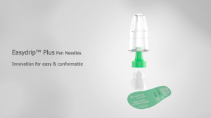Easydrip™ Plus Pro Insulin Pen Needles 32G 4mm 100S Box Thin Wall High Flow Pain-Free Sterile Universal