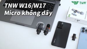 TNW W16/W17 Vlog Micro Lavalier Không Dây Cài Áo Khử Tiếng ỒnLivestreamm Quay Video Cho Điện Thoại