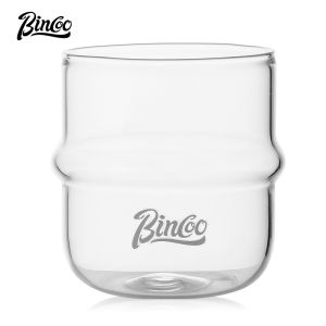 BINCOO Glass Coffee Cup Espresso Cup American Special Cold Drink Cup Latte Ins Coffee Mug 250ML2026