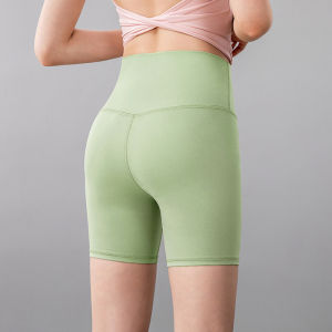 High Waist Yoga Pants Womens Fitness Shorts Four-Five Split Butt-Lifting Running Sports Cycling Shorts Breathable Quick-Dry