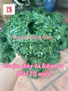 [ A466 ] Sỉ Cuộn dây lá kẽm to dài  75m làm vòng chụp ảnh kỉ yếu decor trang trí