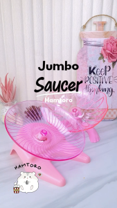 Hamtoro Saucer JUMBO Tempat Main Kincir Hamster Bahan Tebal