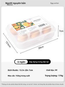 The Primitive | Hộp Đựng Trứng Nhựa Chống Vỡ Di Động Cho Cắm Trại Ngoài Trời