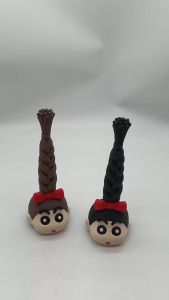 CRAYON SHINCHAN | Kawaii Crayon Shin Chan Anime Dây Buộc Tóc Dài Giá Đựng Đồ Hoạt Hình Để Bàn Trang Trí Sáng Tạo Phụ Kiện Phòng Tắm Quà Tặng Cho Mọi Lứa Tuổi