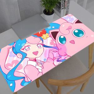 Bandai | Pokemon Pikachu Lớn XXL Anime Game Thủ Miếng Lót Chuột Cao Su Bàn Phím Thảm Kawaii Phụ Kiện Chơi Game Cho Varmilo