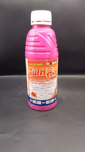 ไฟท์ติ้ง กลูโฟซิเนต แอมโมเนียม ขนาด 1 ลิตร สูตรทนฝน การผ่าตัดหญ้าใบแคบ ใบกว้าง เผาไหม้ ตายถึงราก ถึงโคน ดูดซึมเร็ว ไม่ตกค้างในดิน ระยะปลอดฝน 2-3 ชม