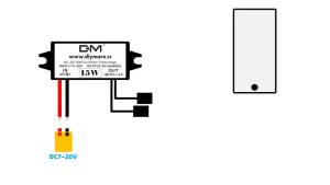 Waterproof 12V to 5V Converter DC-DC Step Down Module Power Adapter USB Wire Connector Buck Power Supply