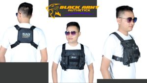 Chestbag Waterproof Anti Air Blackarmy Tas Dada Outdoor Tactical Rig Bag Terbaru