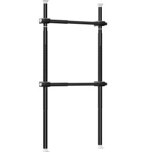 Thickened Sturdy Freestanding Clothes Drying Rack Adjustable Bedroom Balcony Indoor Outdoor Carbon Steel Multi-Function Clothes Hanger